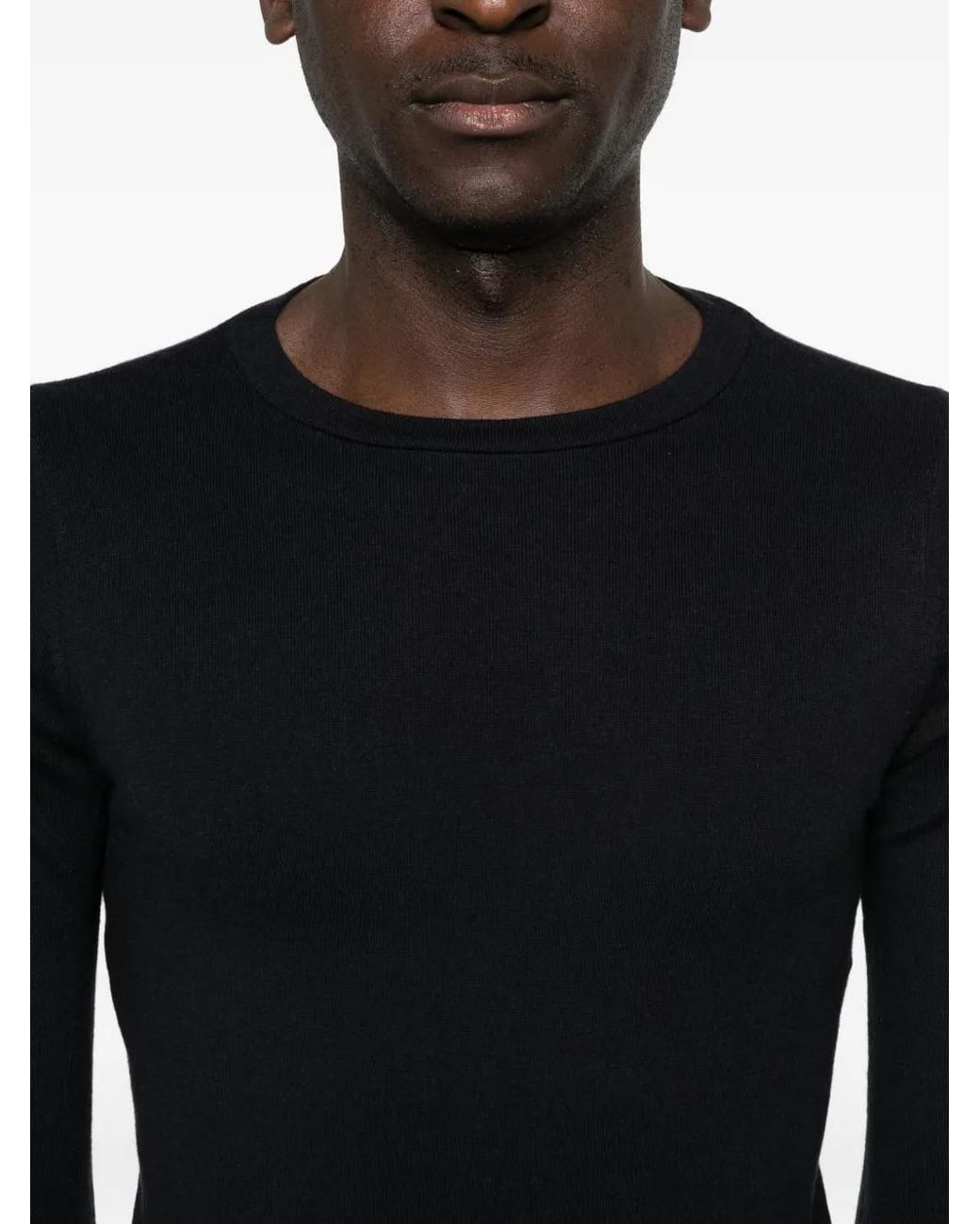 Extreme Cashmere Black Lisa Long-Sleeve T-Shirt