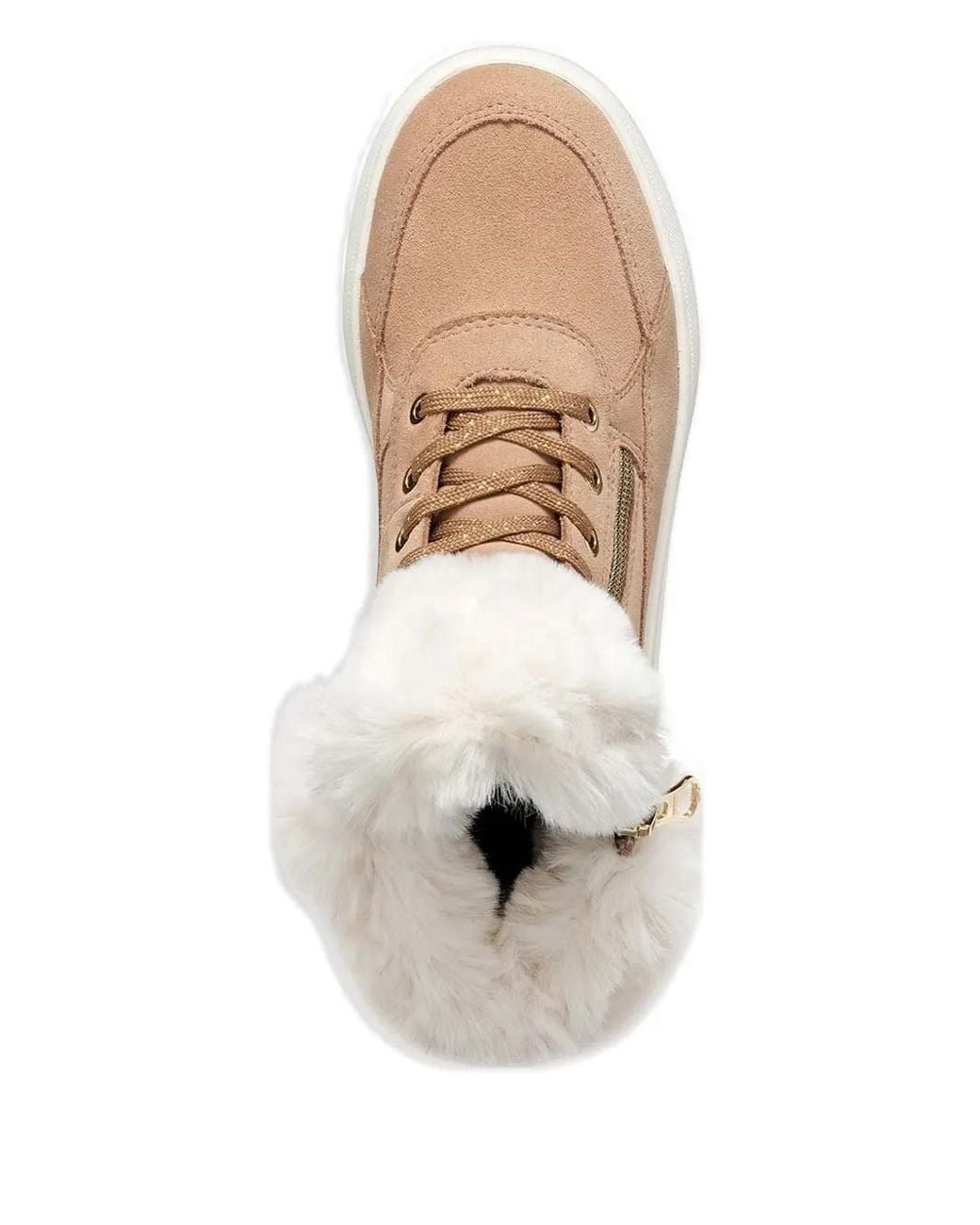 Geox Natural Dalyla Zip-Detail Ankle Boots
