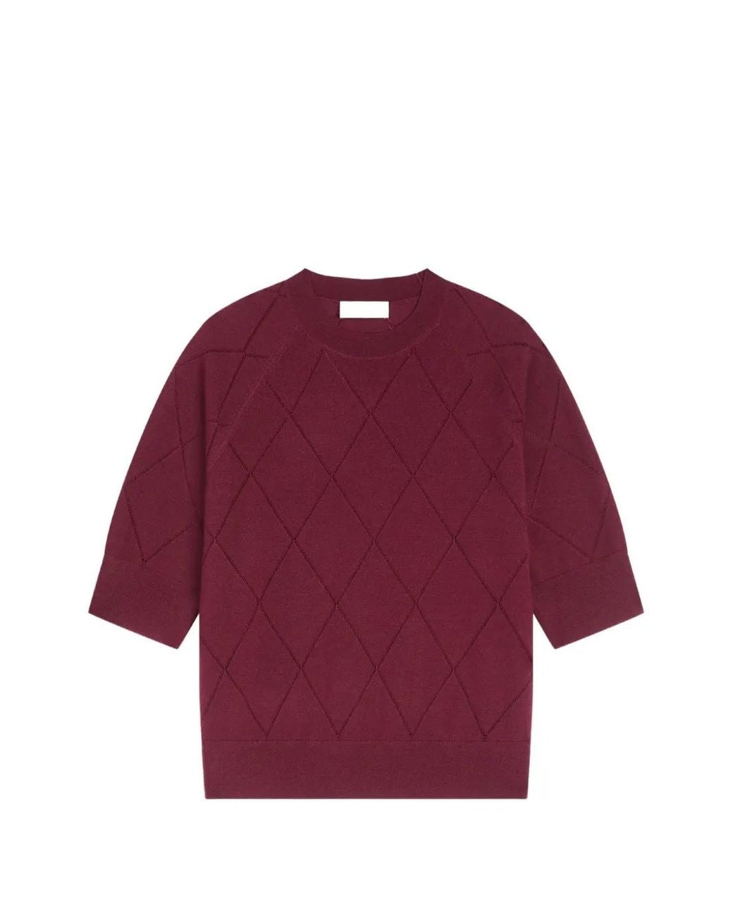 Dries Van Noten Red Merino Sweater