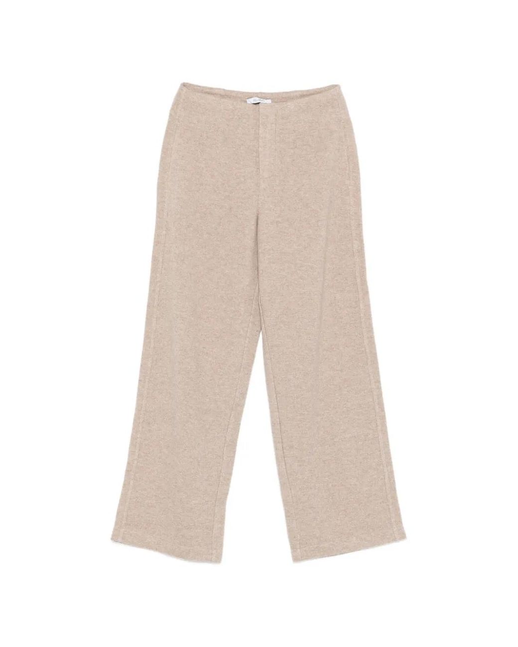 Max Mara Straight Broek in het White