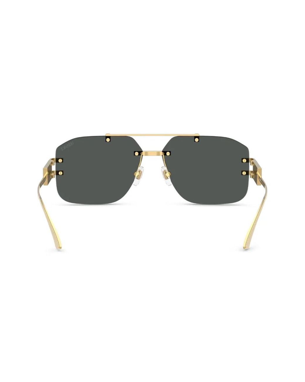 Versace Getönte Pilotenbrille in Gray für Herren