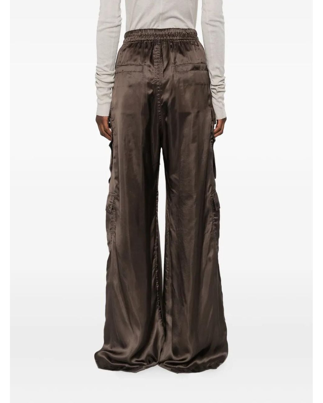 Pantalones Cargo Con Cordones Rick Owens de color Brown