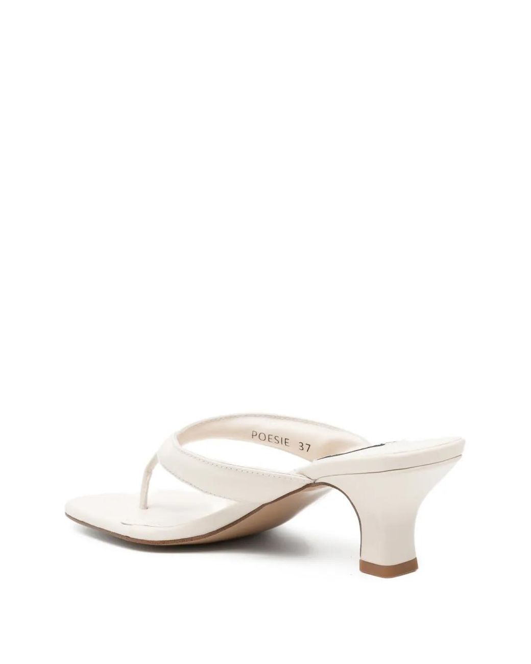 Senso White 60Mm Square Sandals