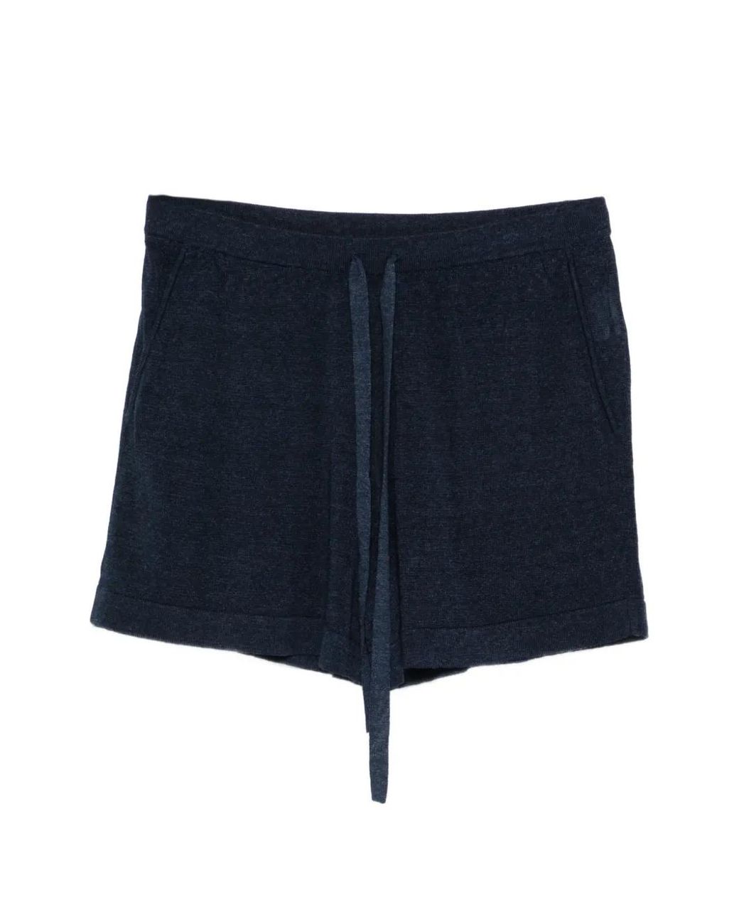 P.A.R.O.S.H. Blue Drawstring-Waist Shorts