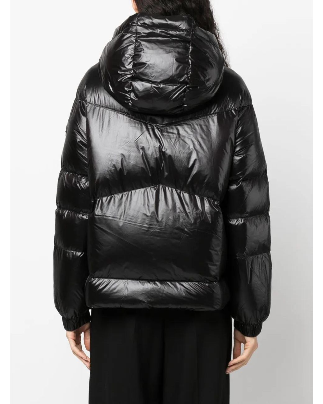Woolrich Black Nylon Down Jacket