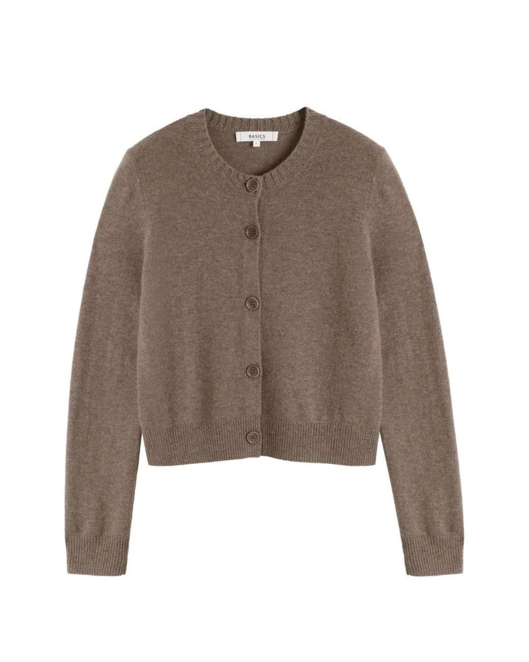 Chinti & Parker Brown Button-Up Knitted Cardigan