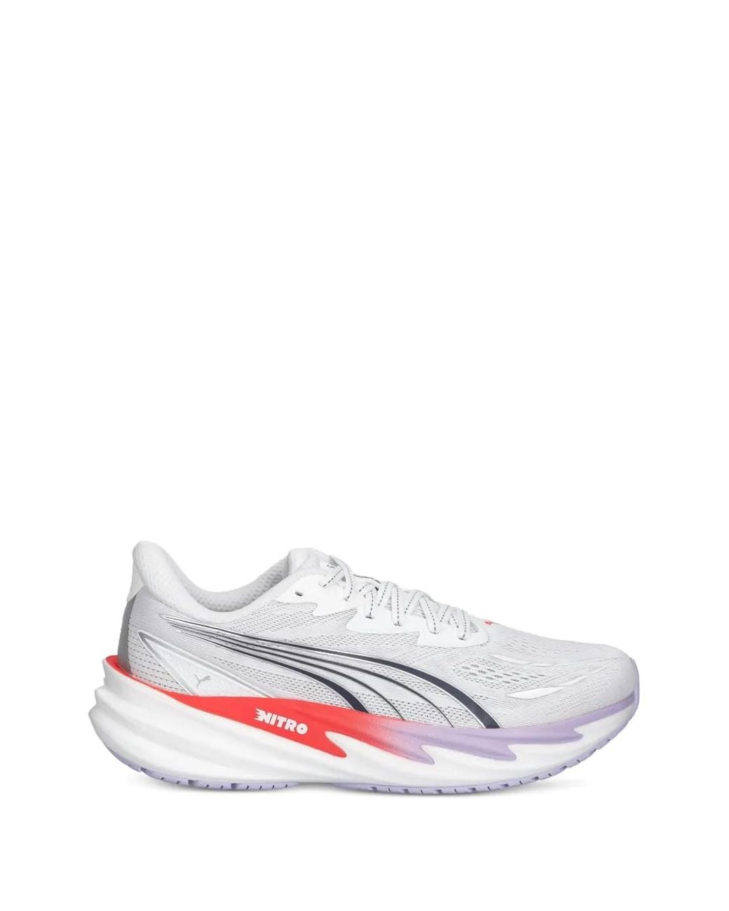 PUMA White Baskets Velocity Nitro 5