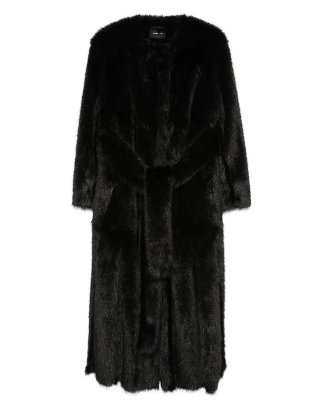Manteau Long À Taille Ceinturée Simone Rocha en coloris Black
