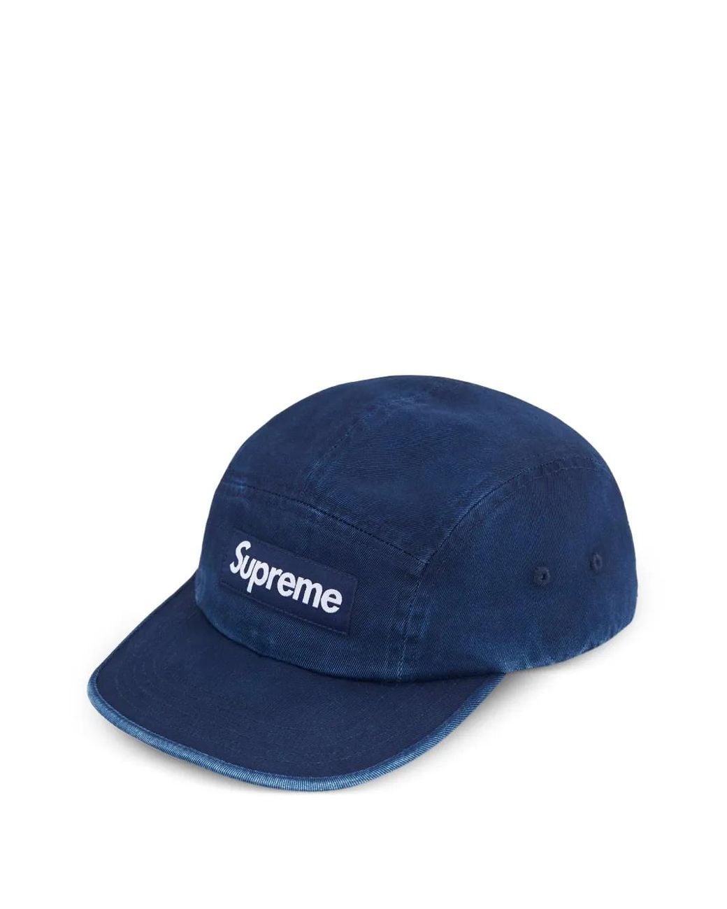 Supreme Ausgeblichene Baseballkappe in Blue für Herren