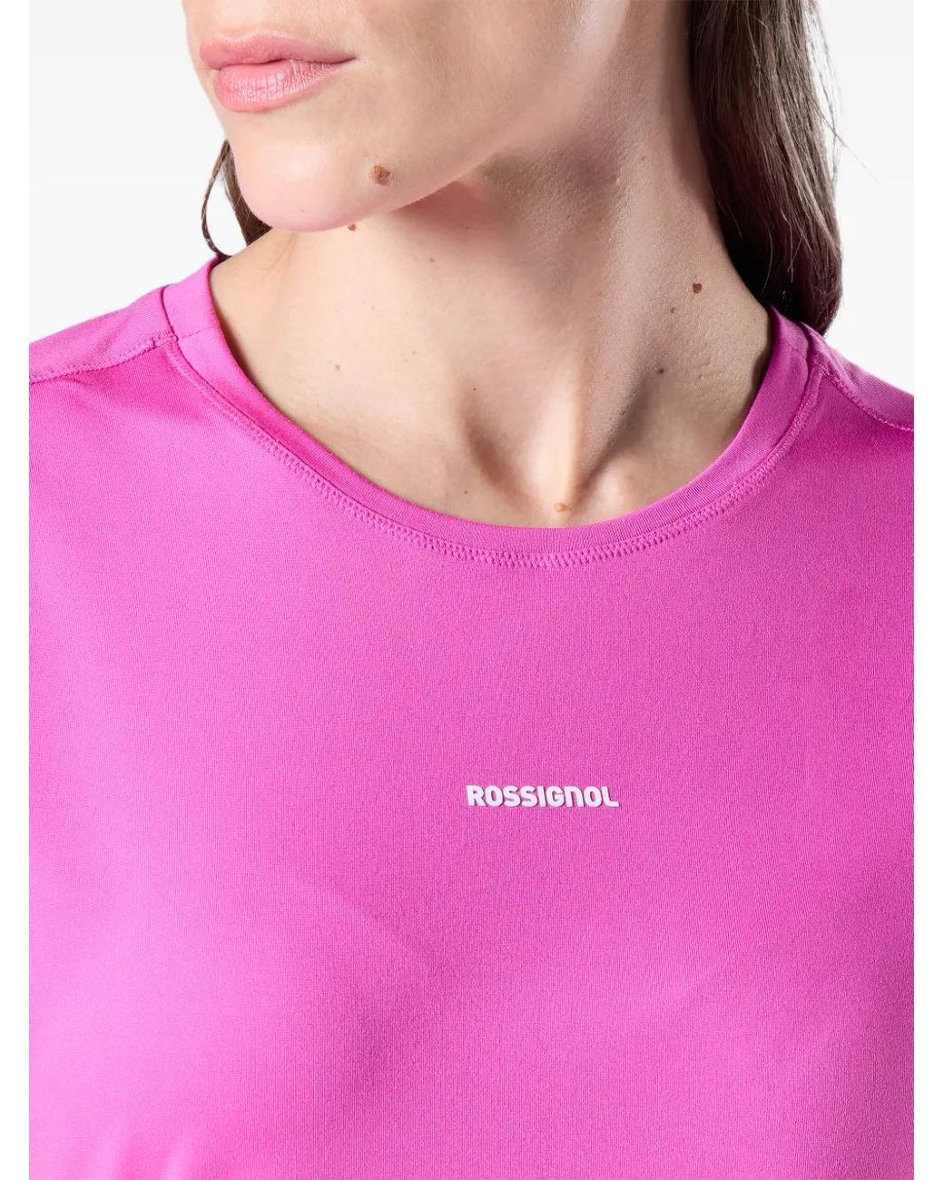 Rossignol Pink Panel Hiking Tee