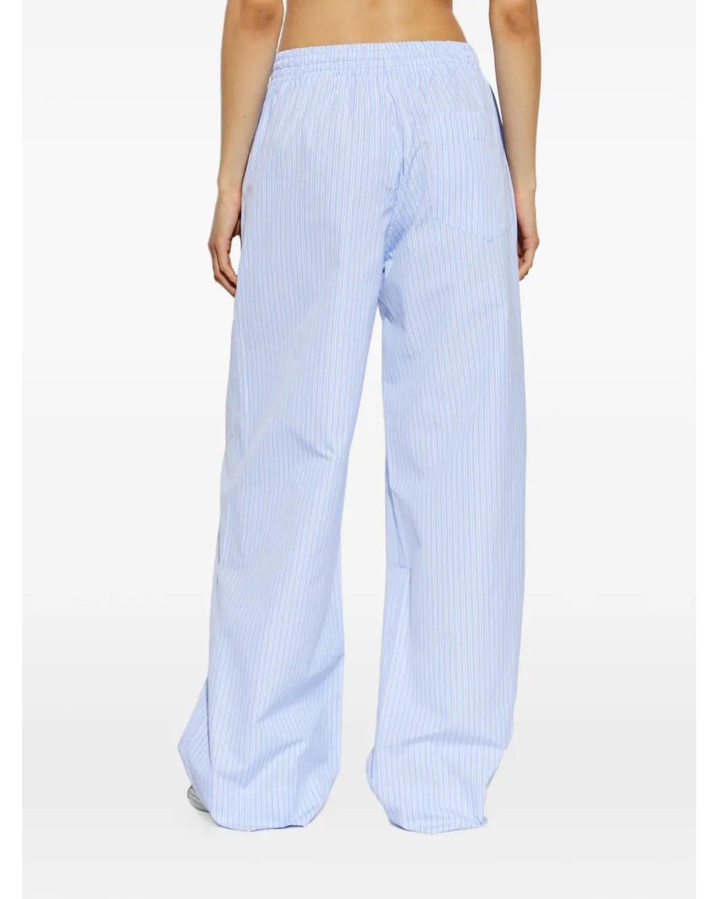 A.P.C. Gestreepte Broek in het Blue