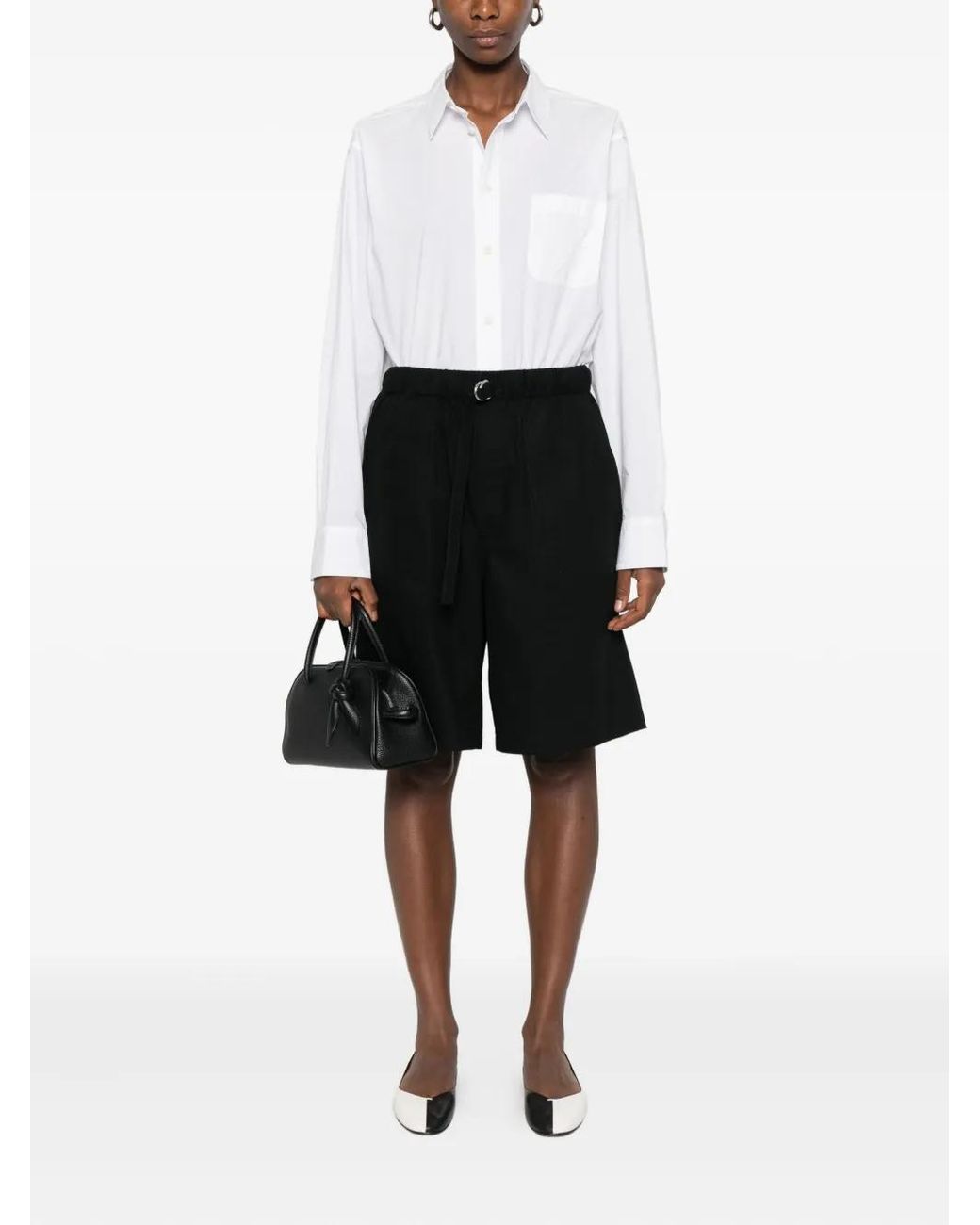 6397 White Long-Sleeve Button-Down Shirt