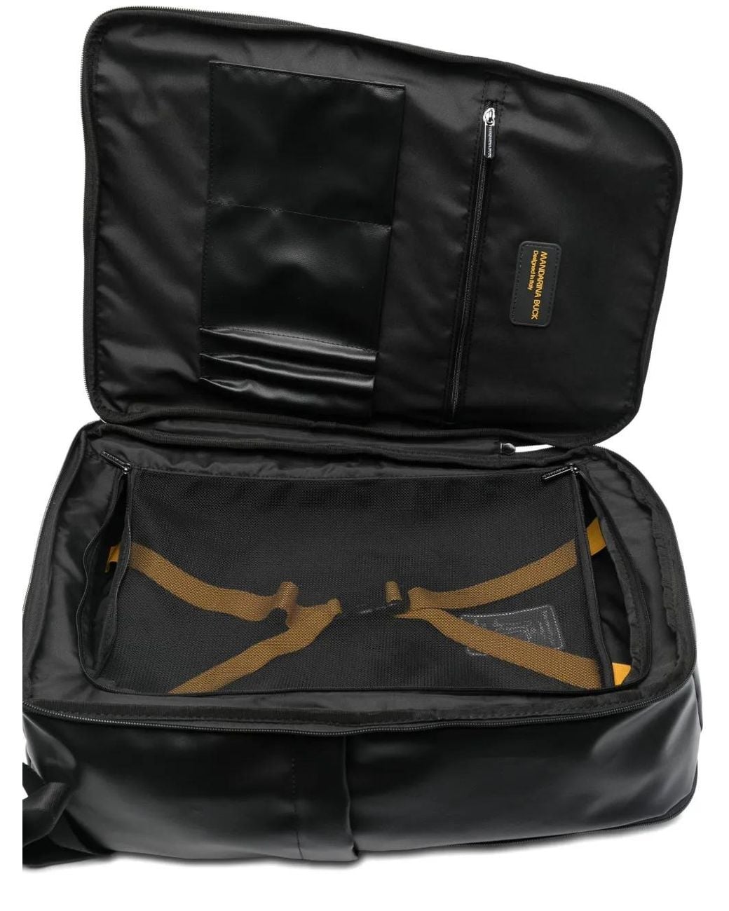 Mandarina Duck Black Sac À Dos À Patch Logo for men