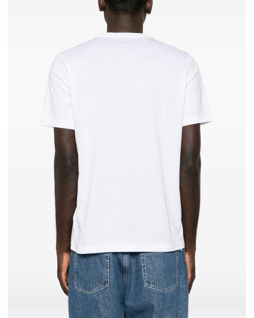 Paul Smith White Cycle-Print T-Shirt for men