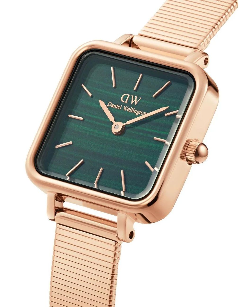 Daniel Wellington Green Metallic Quadro Studio Watch