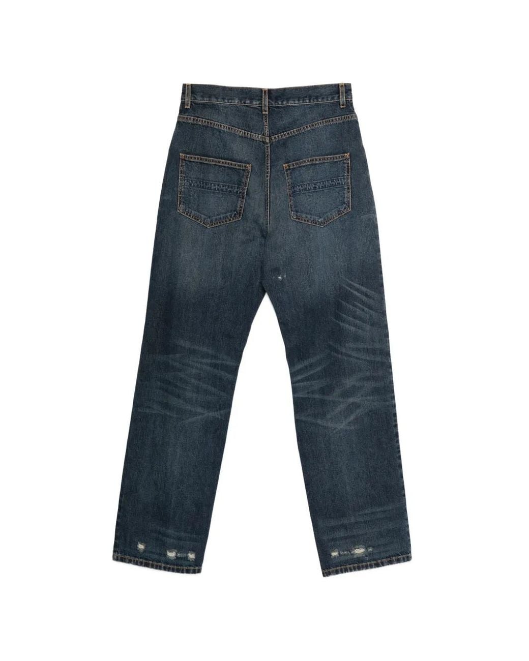 NAMACHEKO Blue Patch Jeans for men