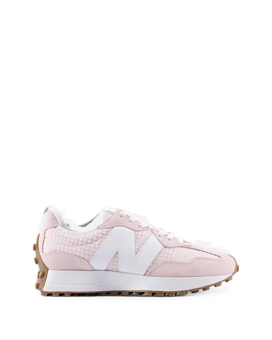 New Balance White 327 Sneakers