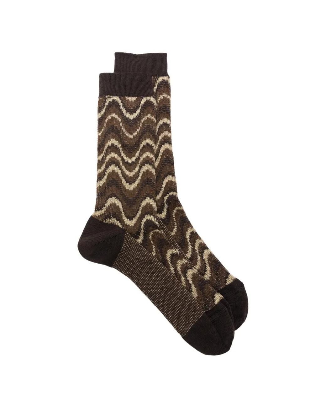 Missoni Black Zigzag-Knit Socks