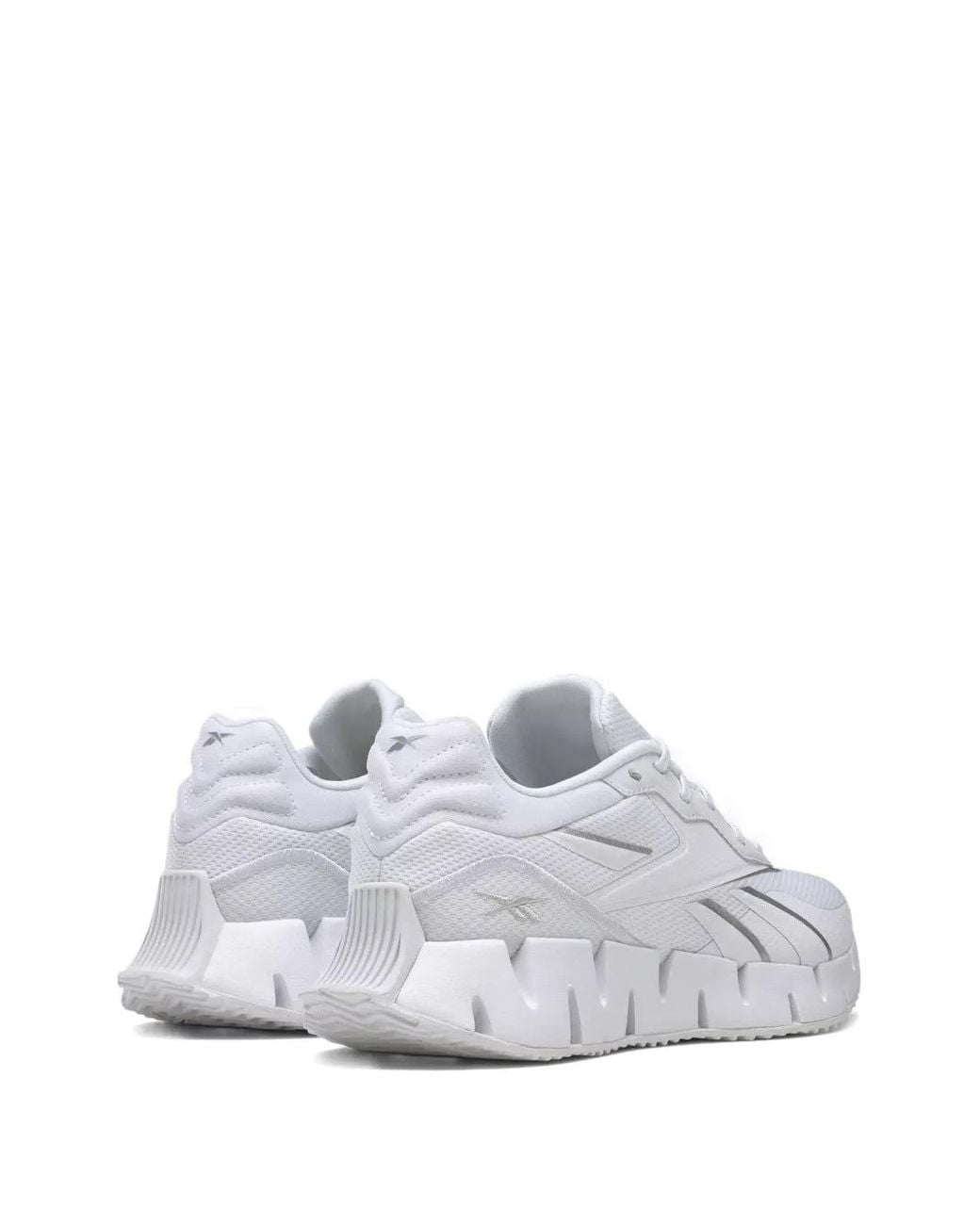Reebok White Zig Dynamica 4 Sneakers