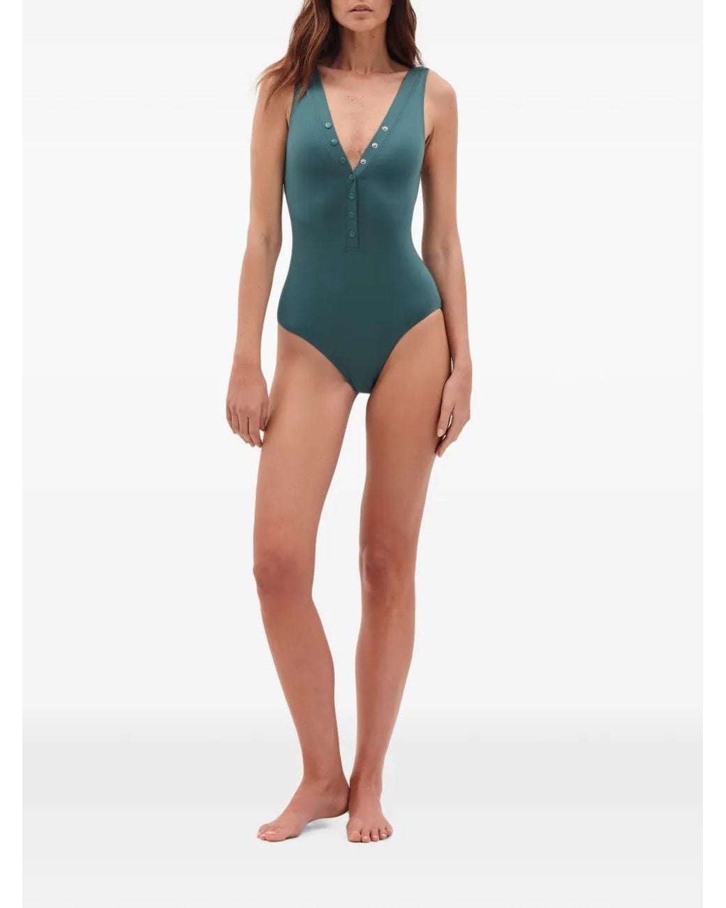 Eres Green Maillot De Bain Icône À Boutons Pression