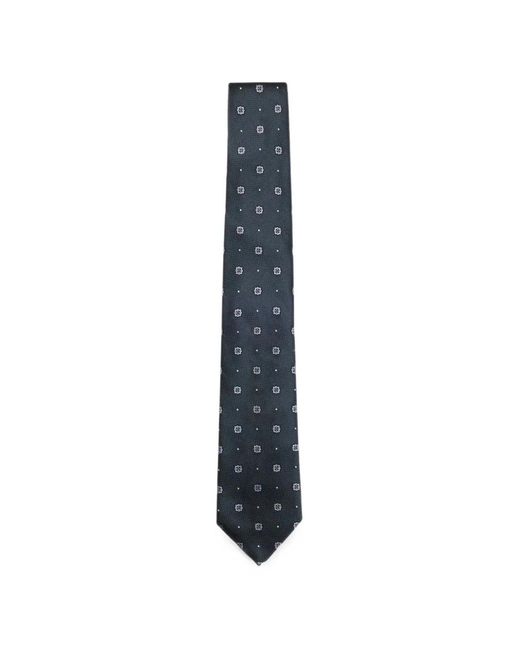 Boss Blue Cravate En Soie À Motif En Jacquard for men