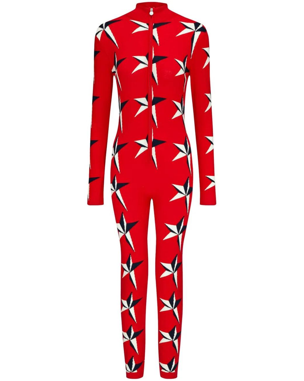 Perfect Moment Red Ski Intarsia-Knit Jumper