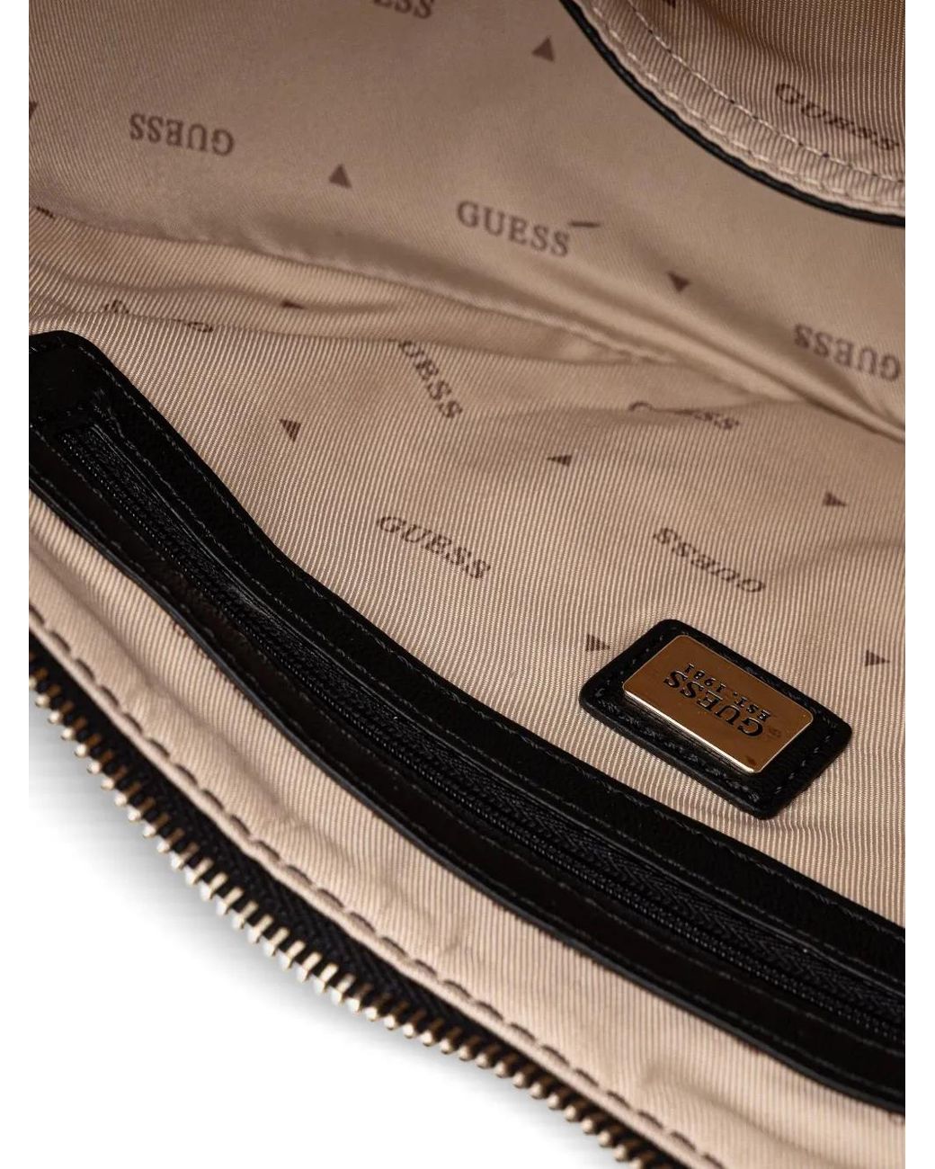 Guess Black Gesteppte Tasche