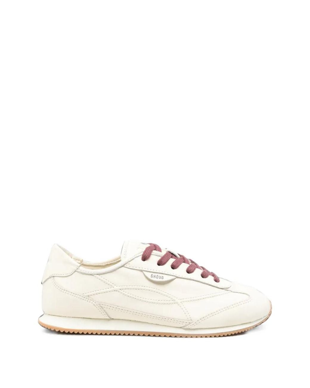GHOUD VENICE White Logo-Patch Panelled Sneakers