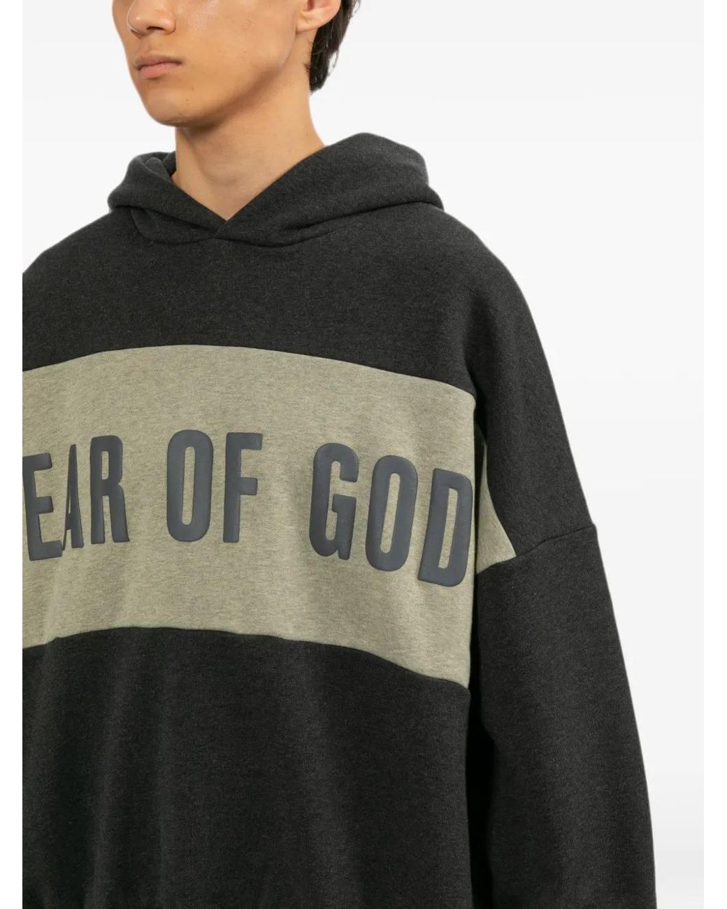 Sudadera Corta Con Capucha Essentials de hombre de color Black