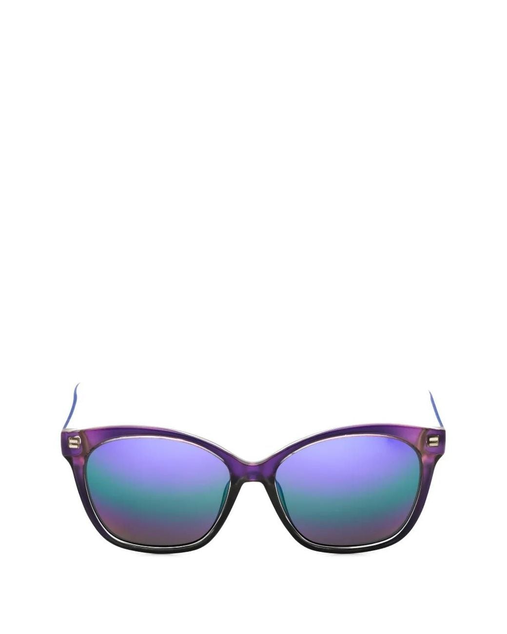 Adidas Blue Square-Frame Sunglasses