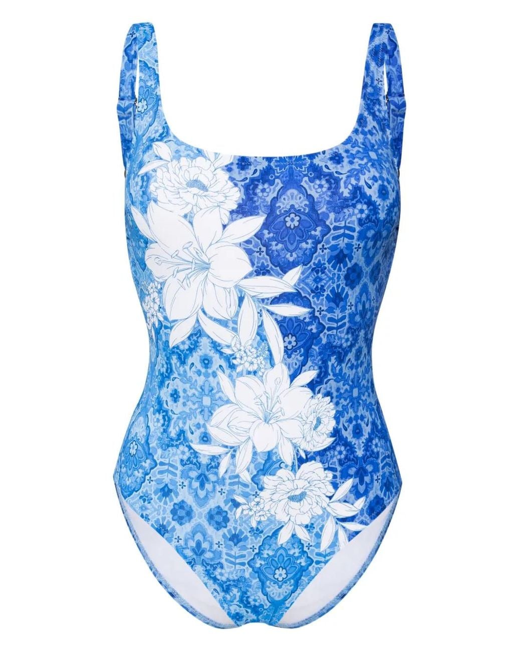 Johnny Was Blue Clio Swimsuit