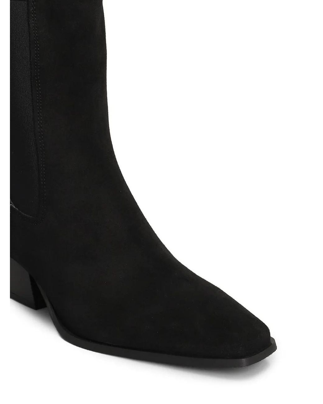 Bibi Lou Black Pointed-Toe Chelsea Boots
