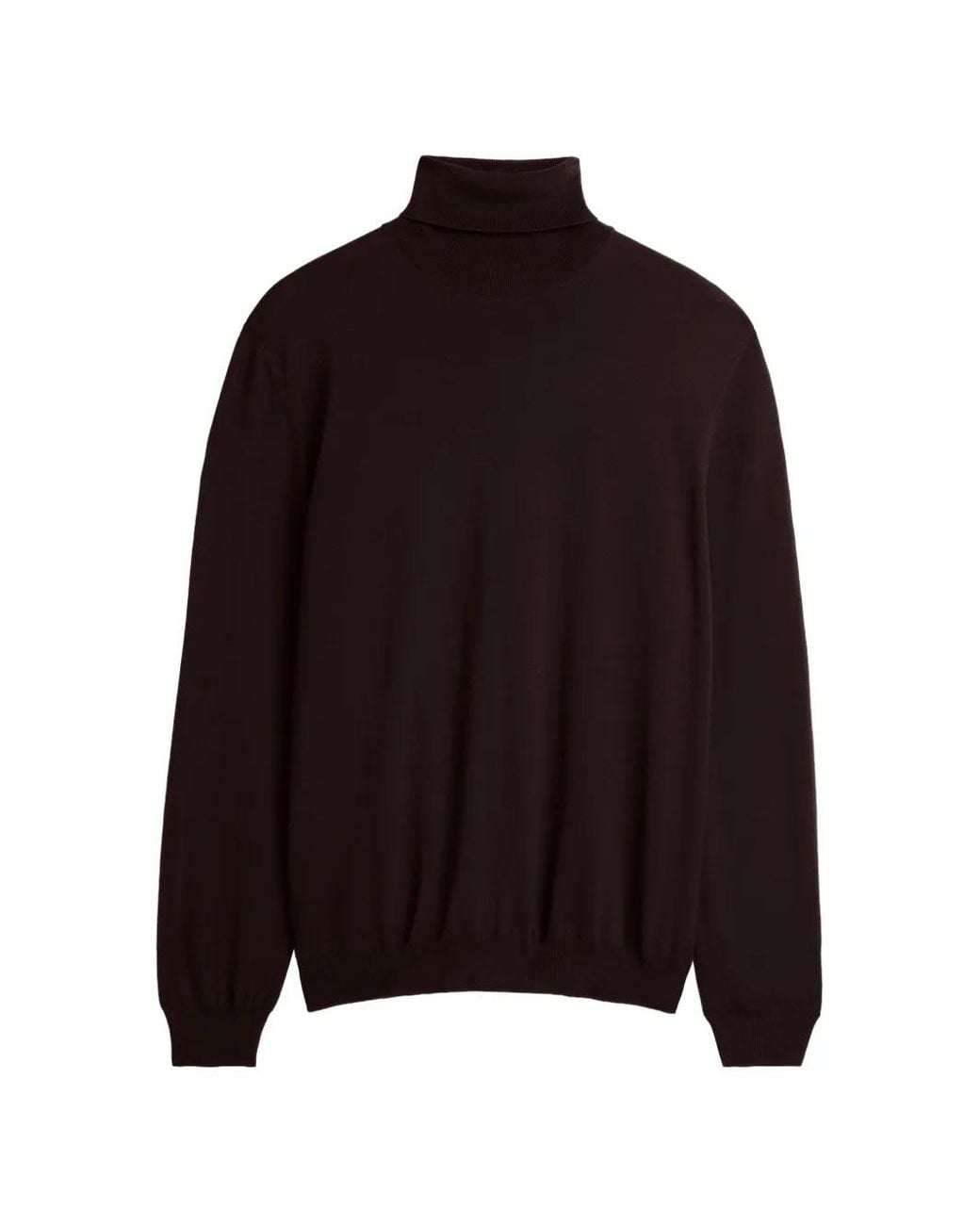 Zanone Flexwool Rollkragenpullover in Brown für Herren