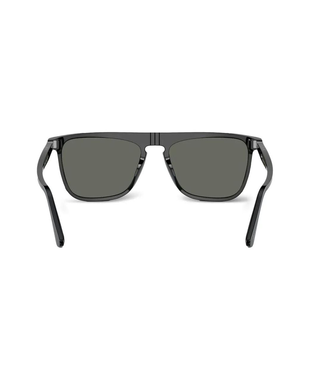 Persol Black Sonnenbrille Mit Eckigem Gestell
