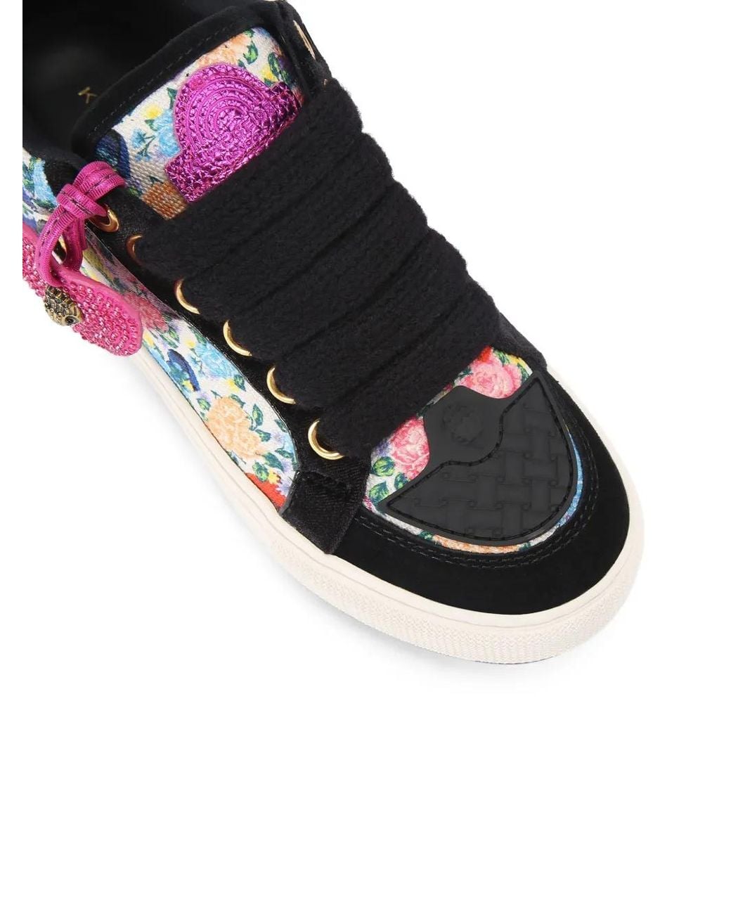 Kurt Geiger Multicolor Southbank Tag Canvas Trainers