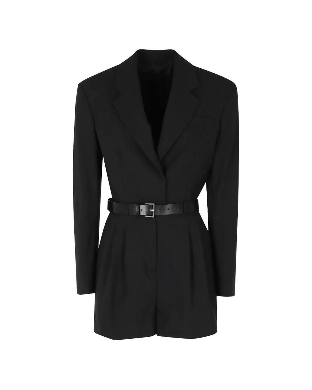 Dondup Black Tailored Playsuit