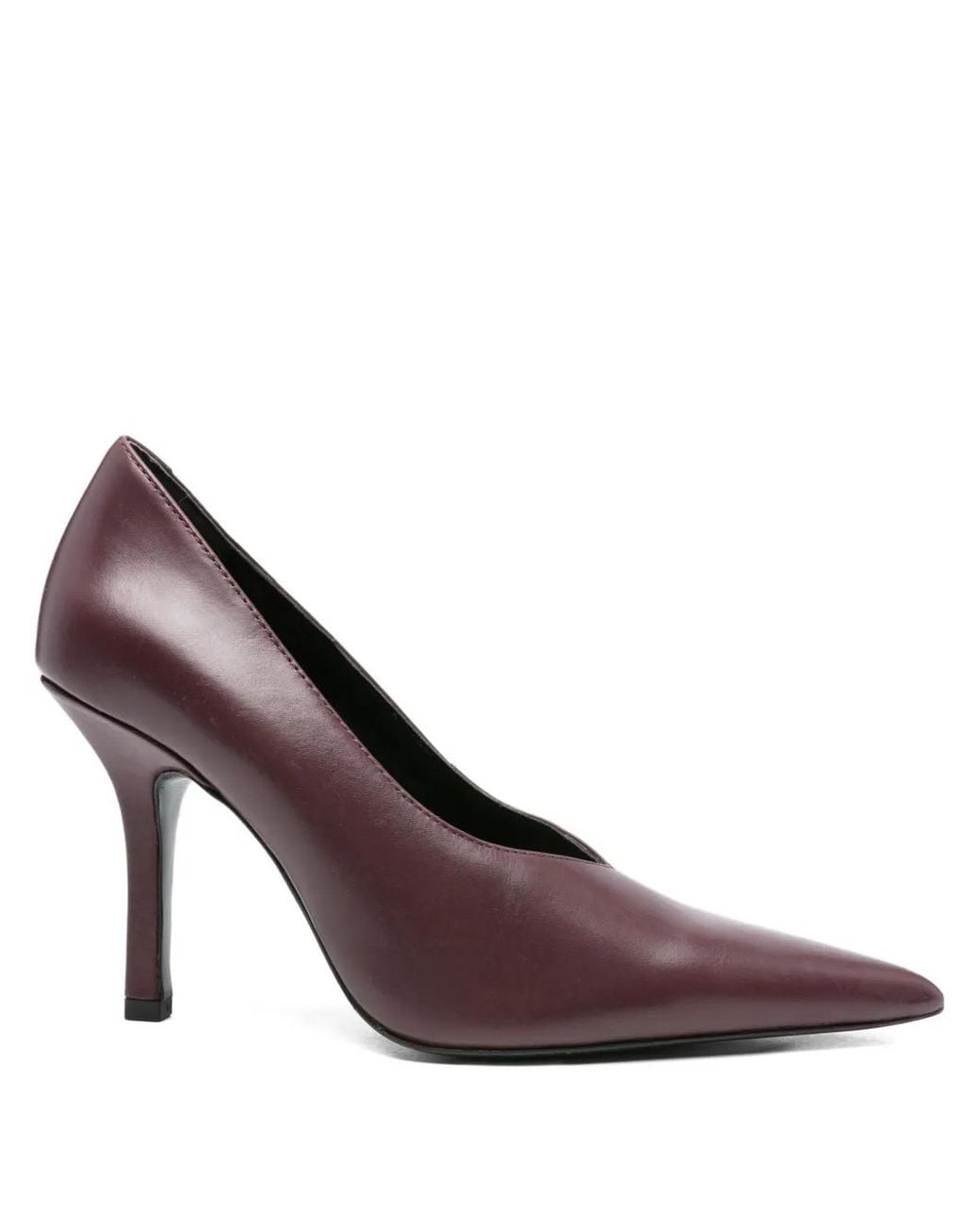 Patrizia Pepe Purple 100Mm Pointed-Toe Stiletto Pumps