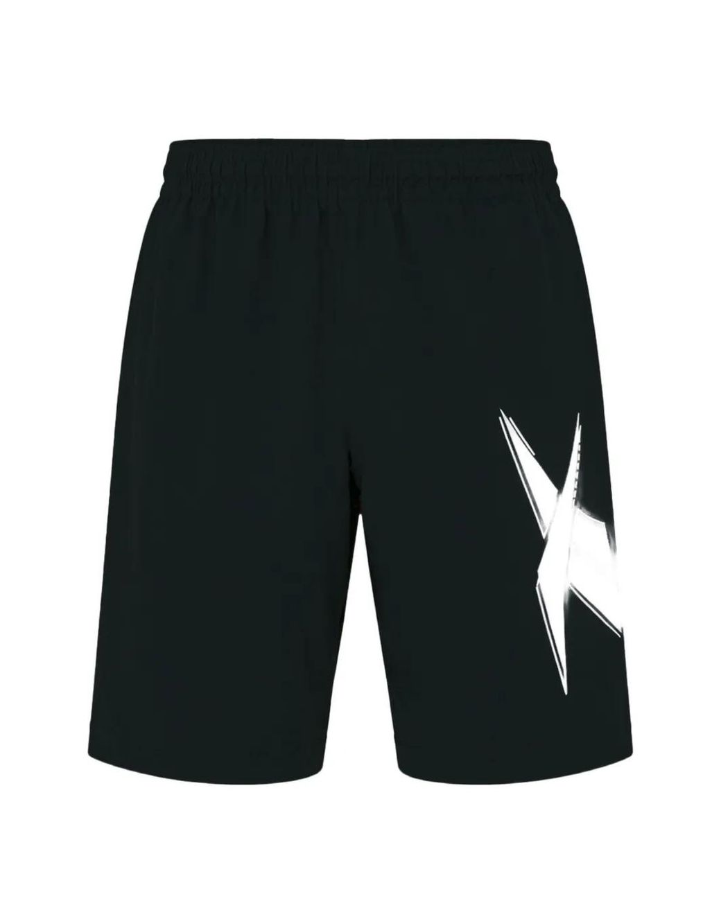 Reebok Black Logo-Detail Shorts for men