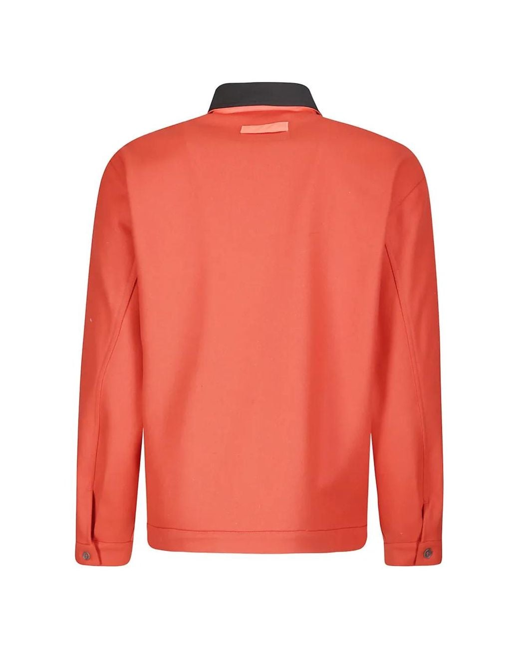 GR10K Orange Button-Up Jacket for men