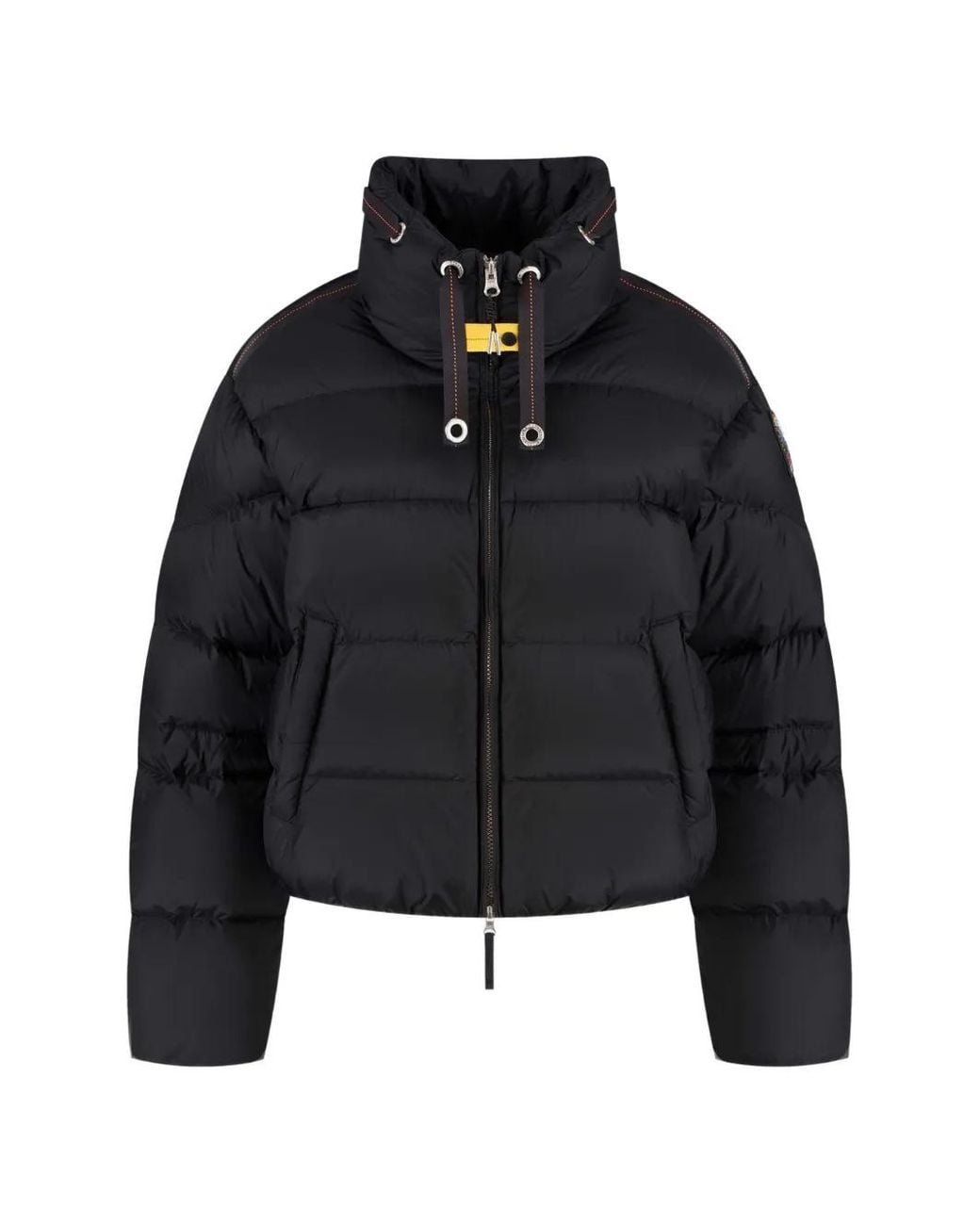 Parajumpers Black Killin Quilted Drawstring-Neck Jacket