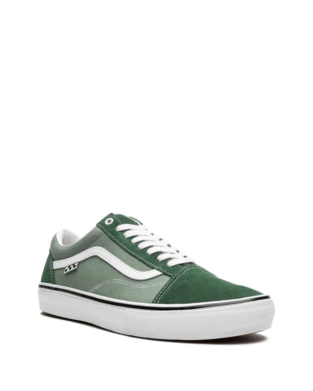 Vans Green Old Skool Low-Top Sneakers