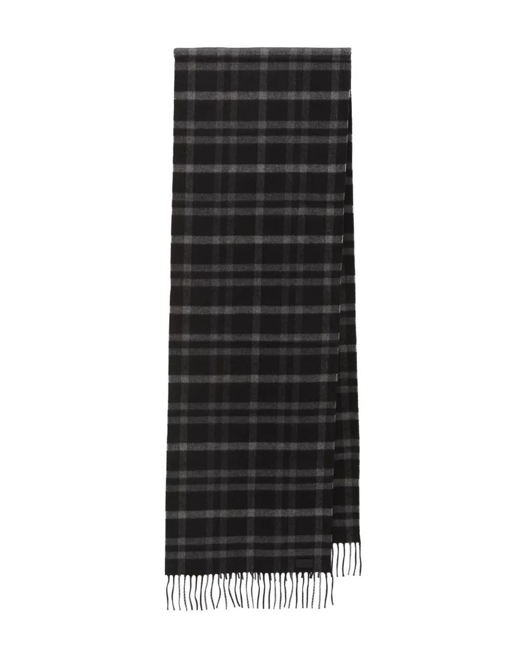 Saint Laurent Black Scarfs Silk Cashmere for men