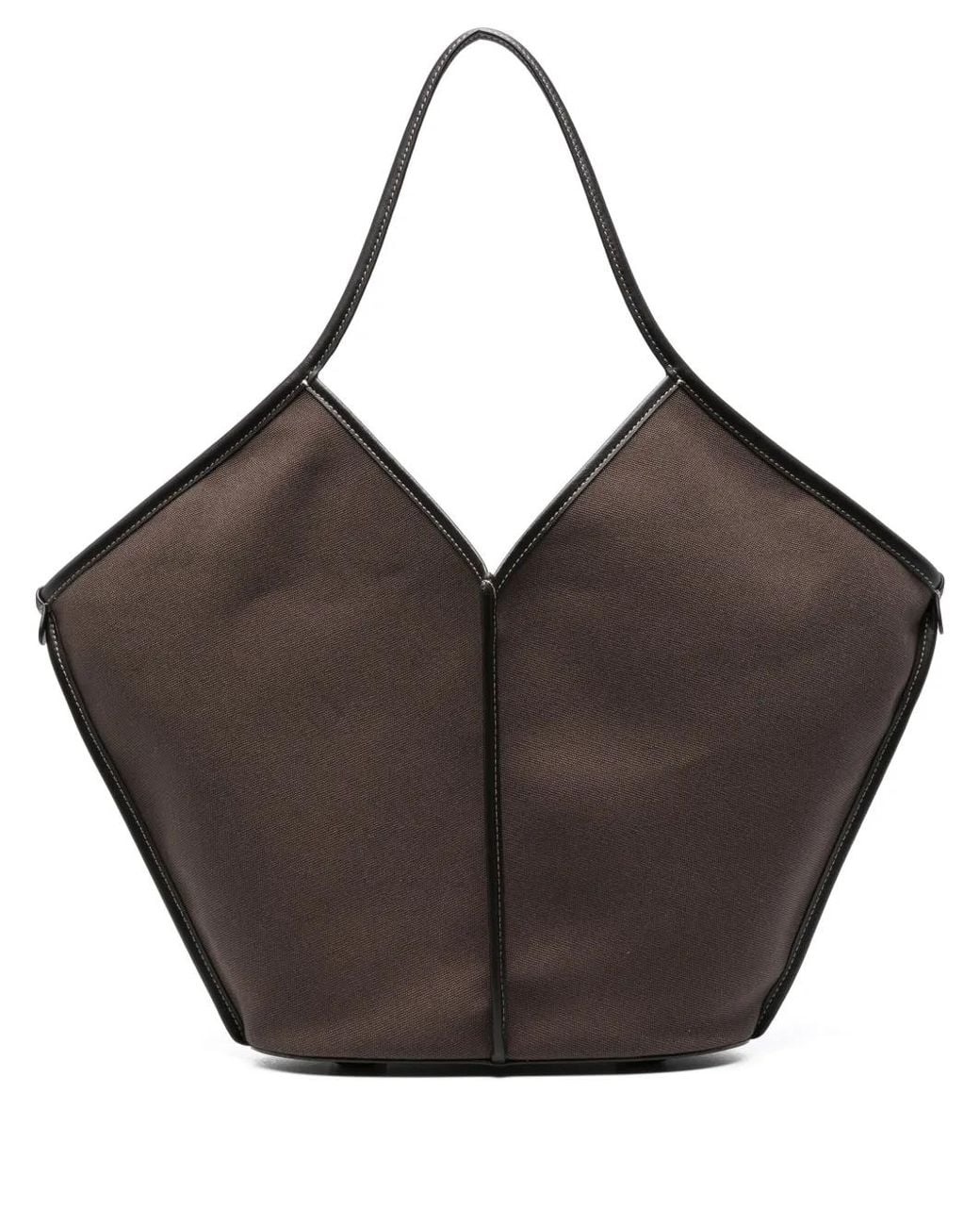 Hereu Brown Calella Tote Bag