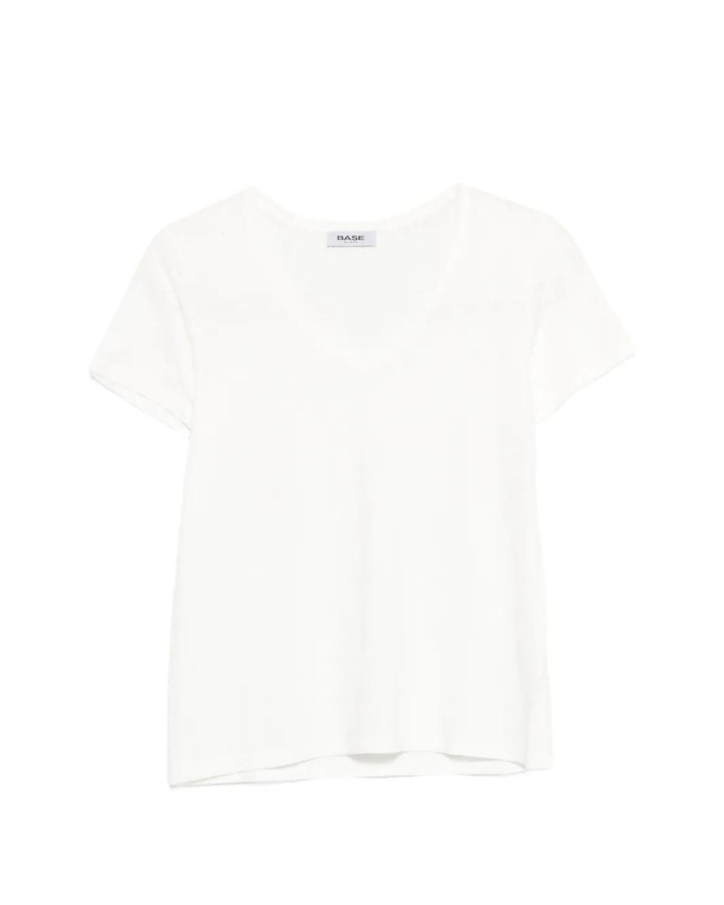 Base London White Short-Sleeve T-Shirt