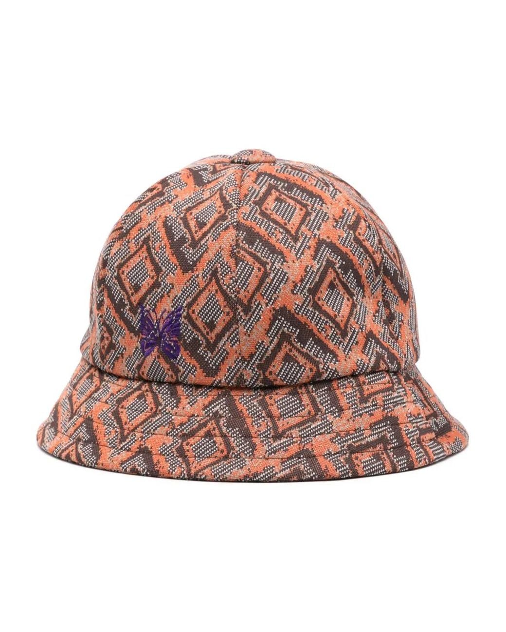 Cappello Bucket Con Stampa di Needles in Pink da Uomo