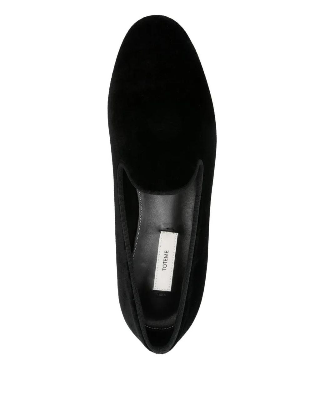 Totême  Black Pointed-Toe Loafers