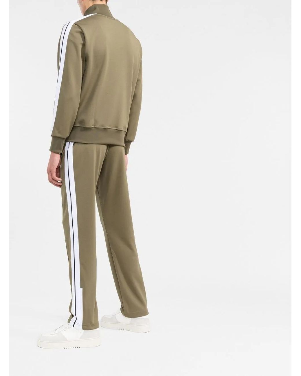 Palm Angels Green Straight-Leg Track Pants for men