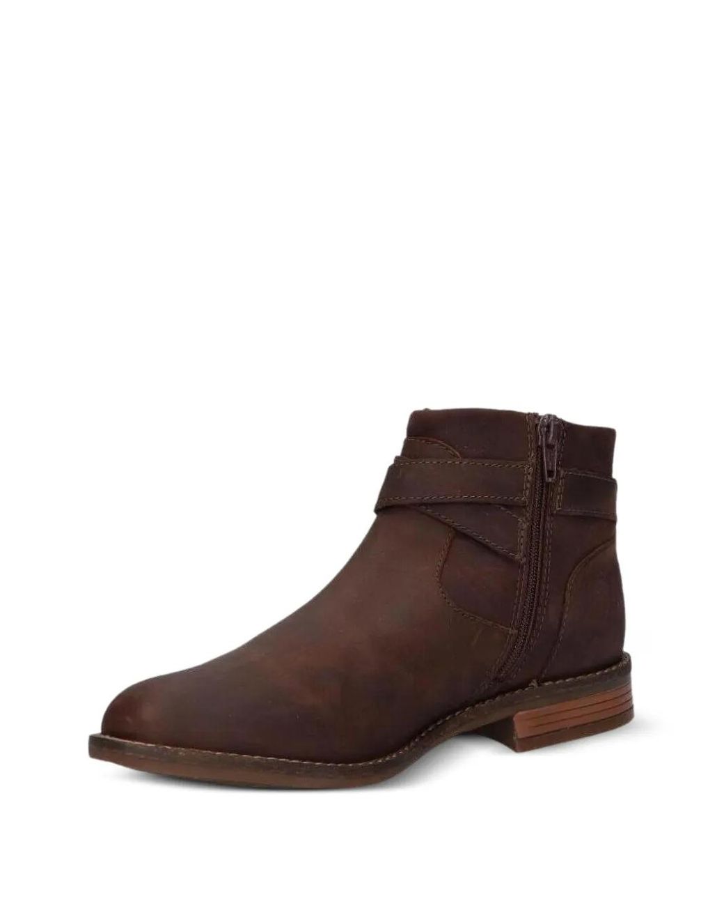 Clarks Brown Brean Ankle Boots