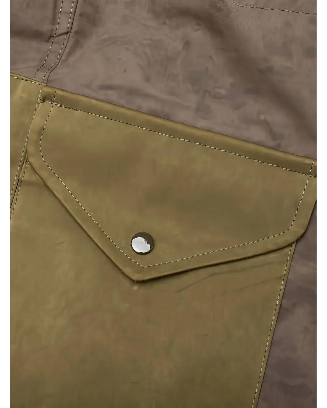 AWAKE NY Brown Patch-Pocket Trousers for men