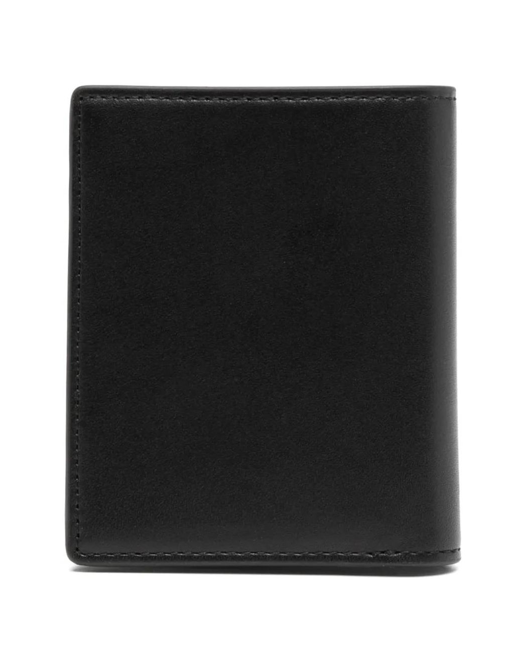 Agnes B. Black Leather Wallet for men